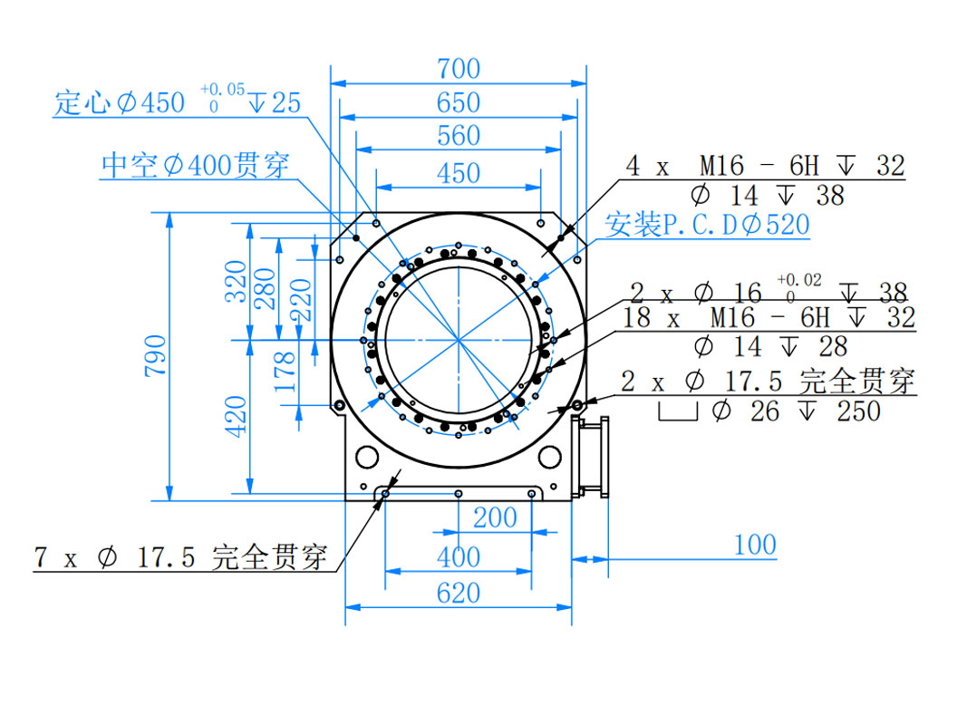 RU320HQ40重载型凸轮转台