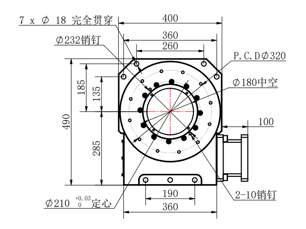 RU390HQ30重载型凸轮转台